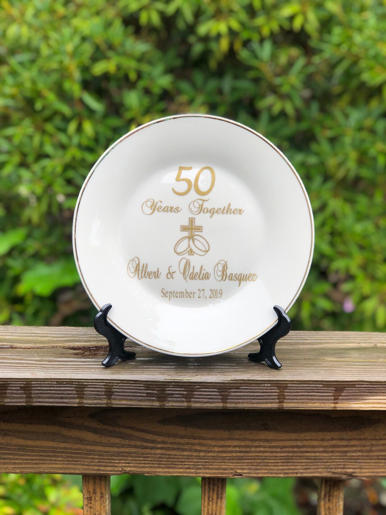 Personalized 20th Anniversary Plate: Religious Keepsake Gift - Etsy