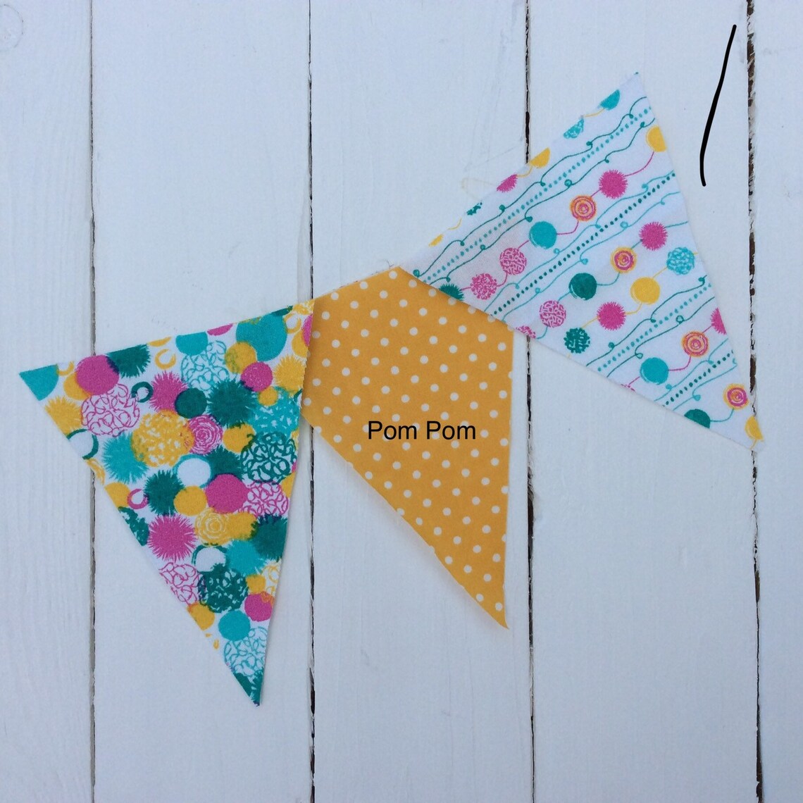 Make your own bunting kit everything you need for 1m of Etsy