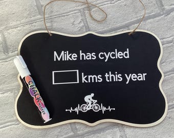 Personalised tracking sign….running, golf, places visited, park runs