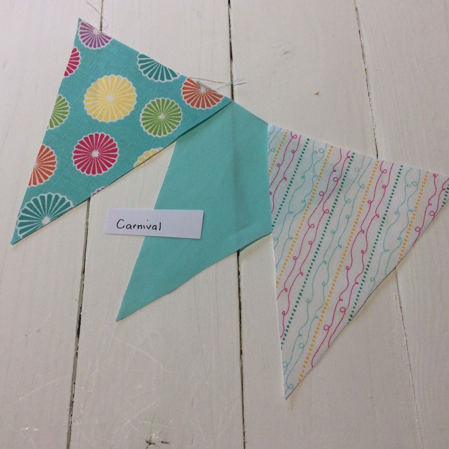Make your own bunting kit everything you need for 1m of Etsy