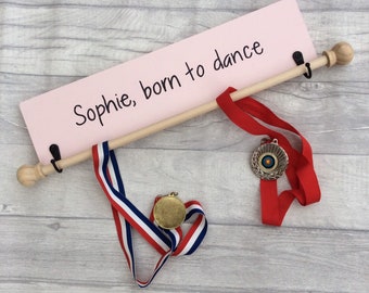 Personalised Sport Medal Hanger - a great place to display those sporting achievements