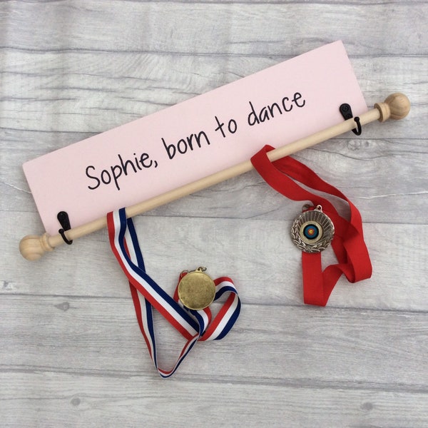Personalised Sport Medal Hanger - a great place to display those sporting achievements