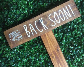 Personalised Motorhome/campervan/tentbox pitch  sign