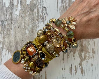 Age of Enlightenment//beaded and chain bracelets each sold separately//prices vary