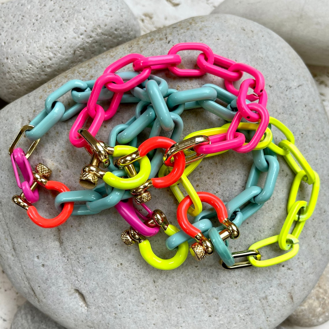 Marfa Brights//desert Inspired//neon Chain and Black and White - Etsy