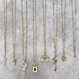 Cute Factor//cz Charm Necklaces Each Sold Separately//prices - Etsy
