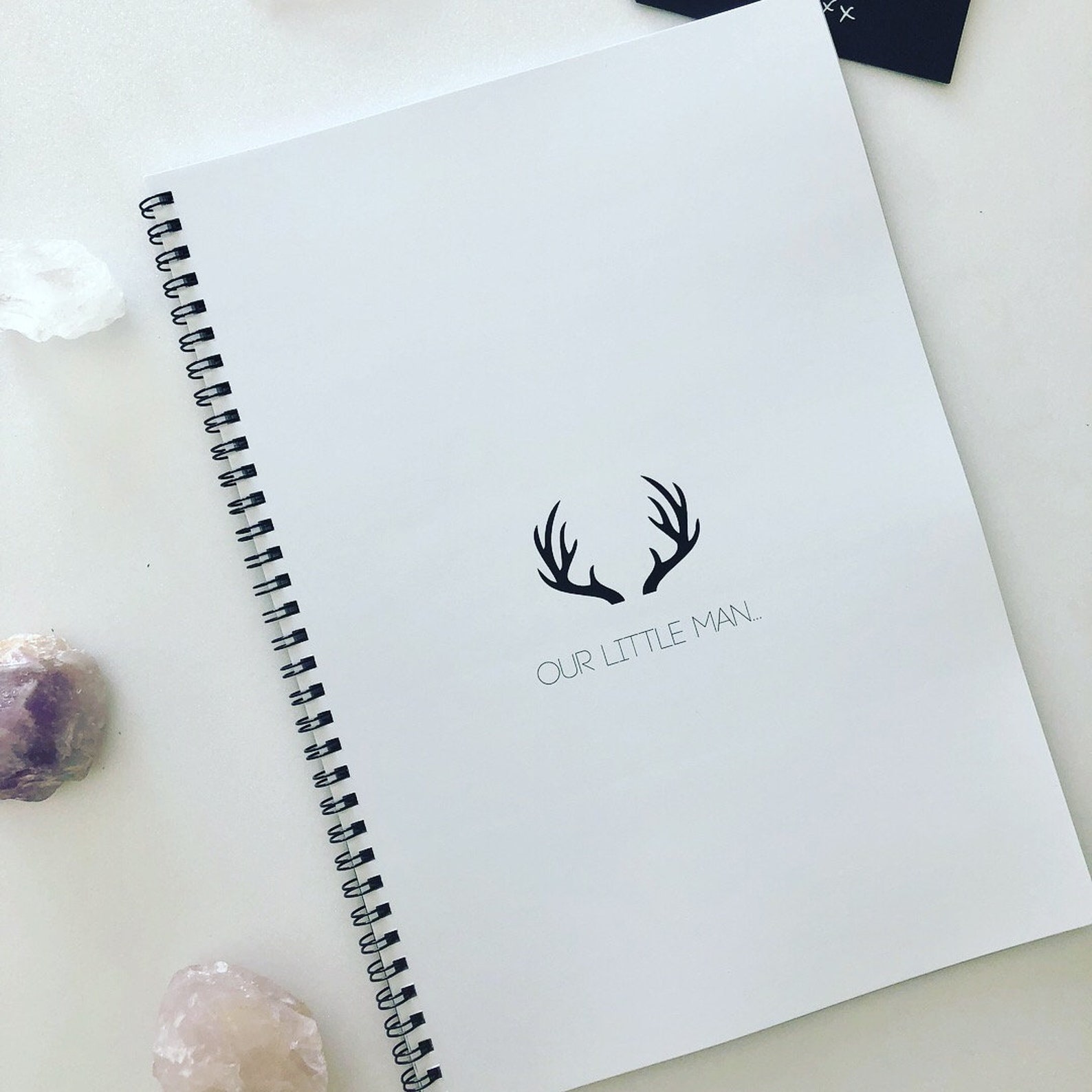 Baby Milestone Book Keepsake Book Baby First Year Modern Etsy