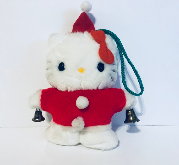 hello kitty christmas plush