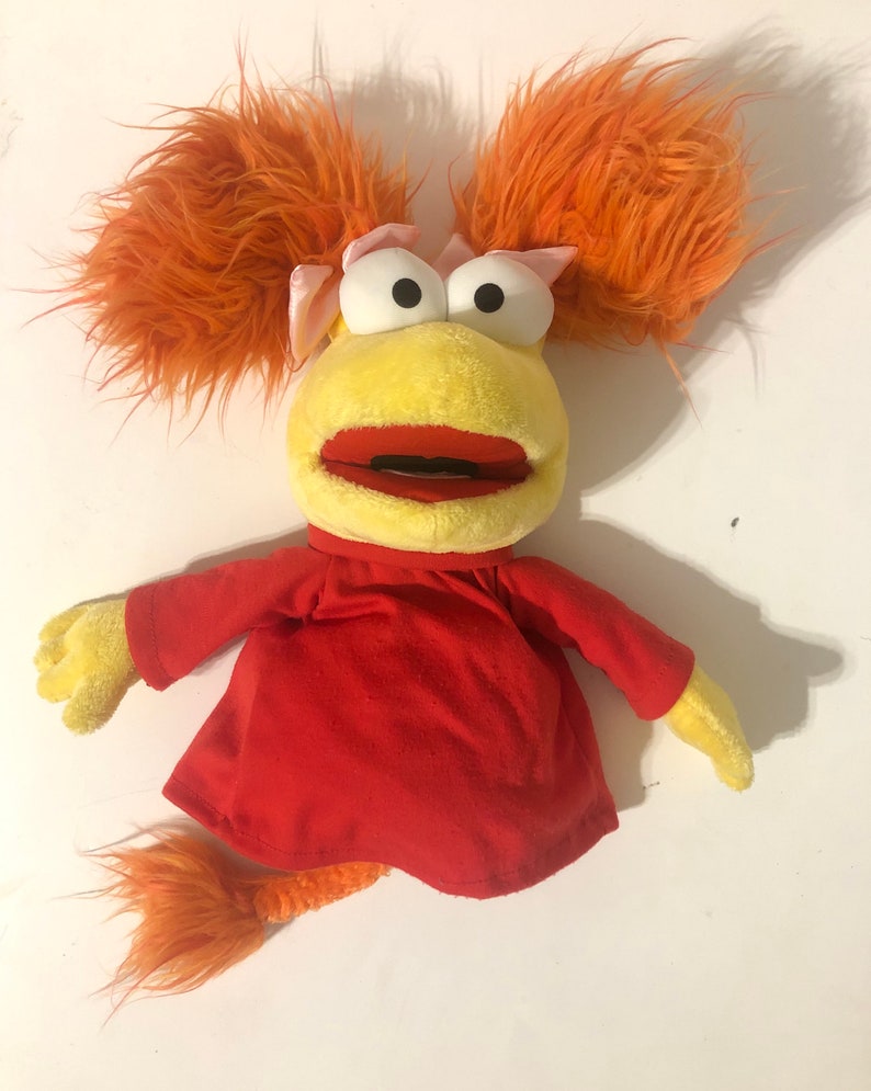 Fraggle Rock Puppet Red Manhattan Toy 14 Plush Muppet Etsy