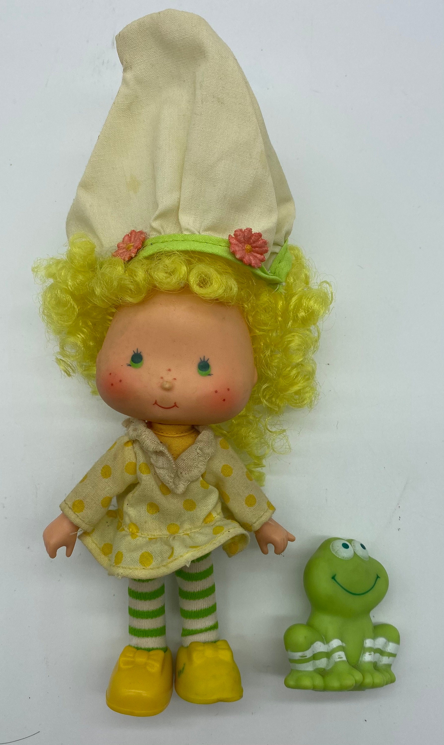 Vintage Strawberry Shortcake Doll Lemon Meringue and Pet Frog