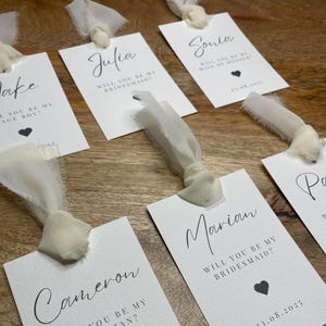 Tarjeta de propuesta de dama de honor personalizada, ¿Serás mi dama de honor? Tarjeta para el día de la boda, tarjeta de dama de honor, fiesta nupcial, compromiso