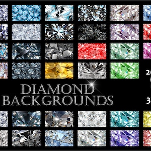 35 JPEG Diamond Backgrounds, Diamond Paper, Jewels Scrapbook Paper Files, Gems Backgrounds, Glam Digital Paper, Diamond Borders, wedding