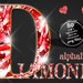 Red Diamond Alphabet ART Clipart, Diamond in Gold Alphabet PNG Files ...