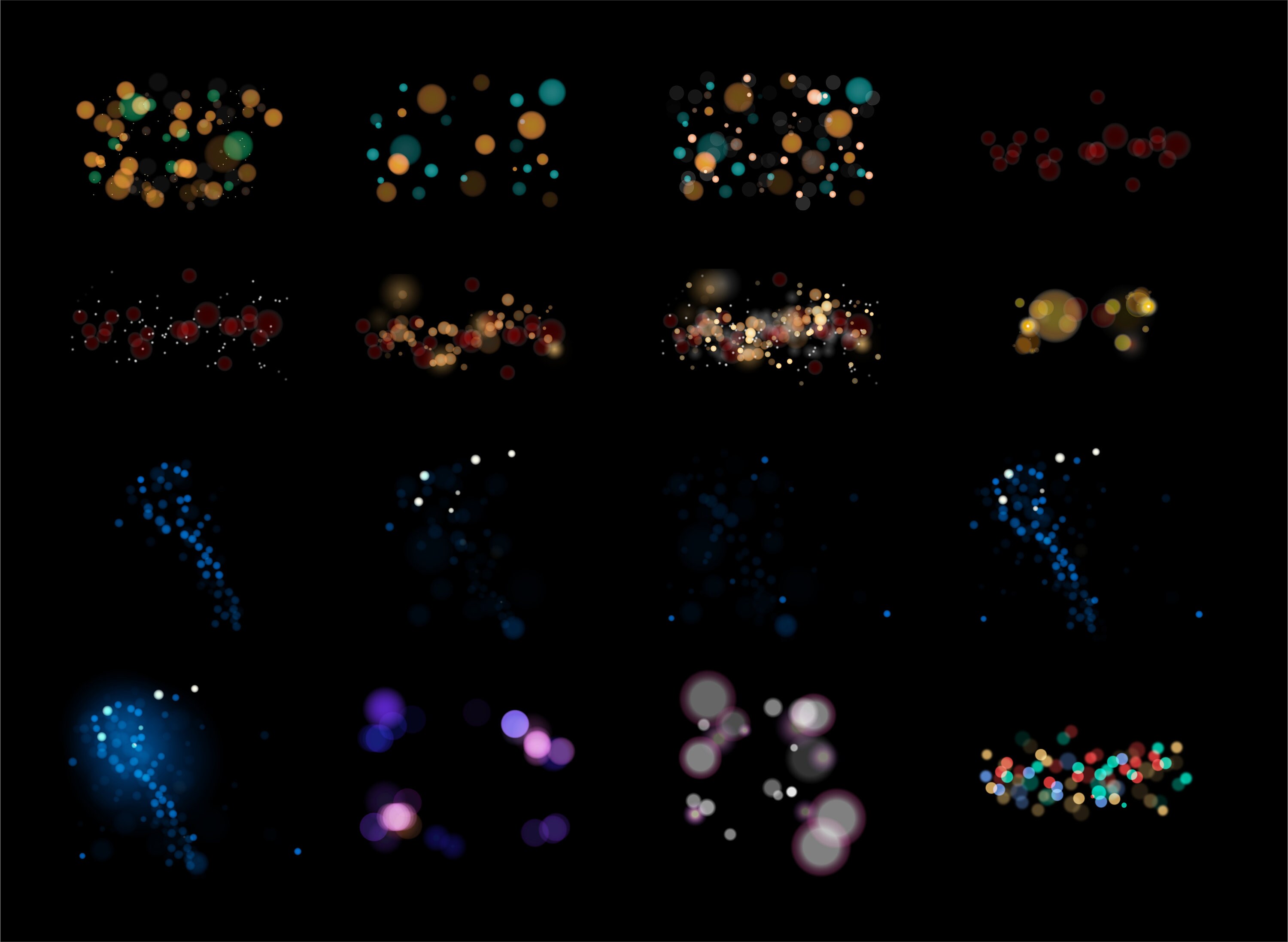 95 Color Bokeh Photo Overlays, Color Bokeh Overlays PNG Clipart ...