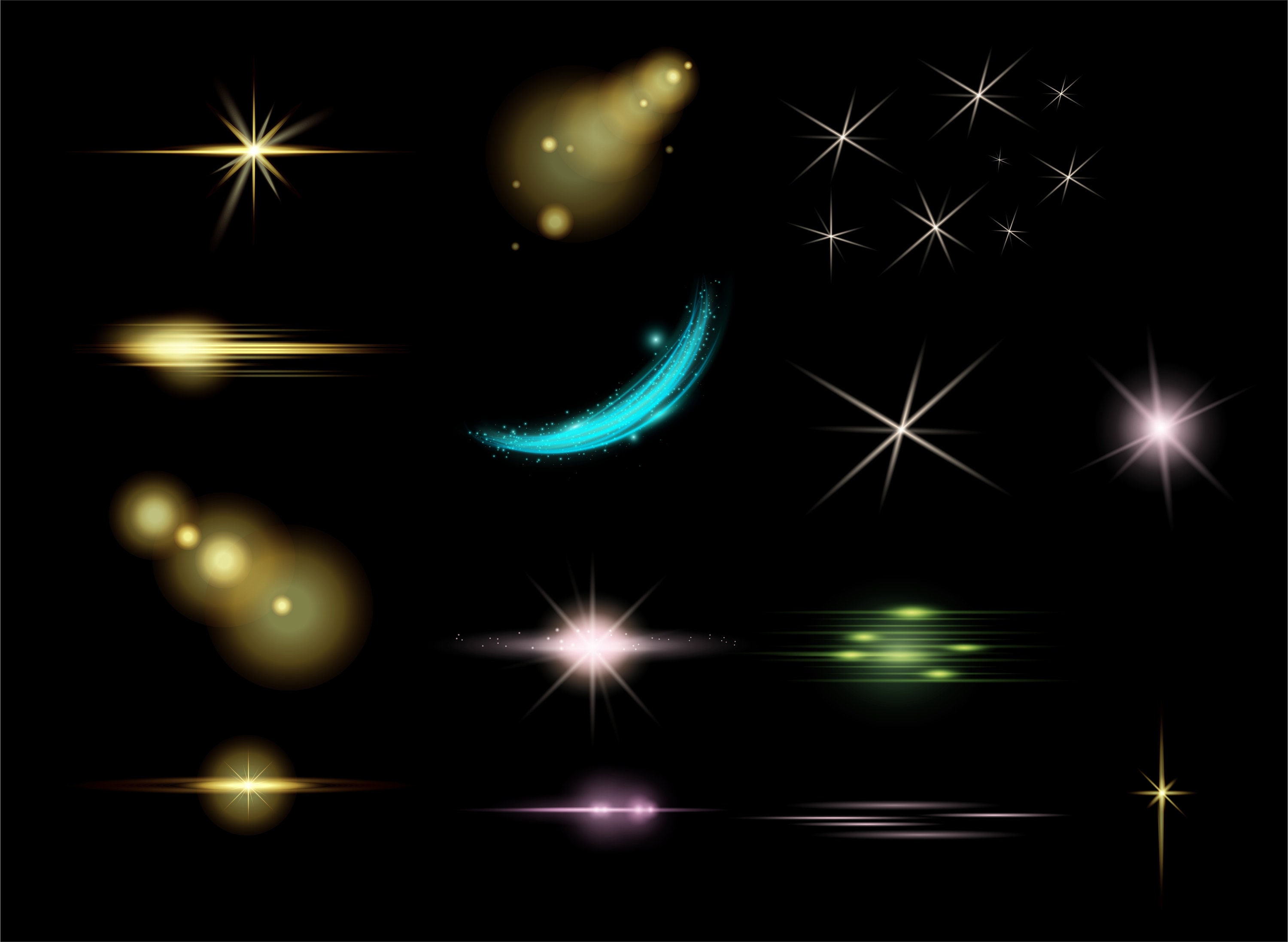 49 Light Effect Photo Overlays Light Overlays PNG Clipart | Etsy