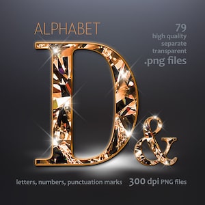 Imágenes prediseñadas del alfabeto de diamantes de latón, alfabeto de oro de diamantes de glamour PNG, imágenes prediseñadas PNG de números de letras doradas, imágenes prediseñadas png de fuente marrón de lujo para Canva