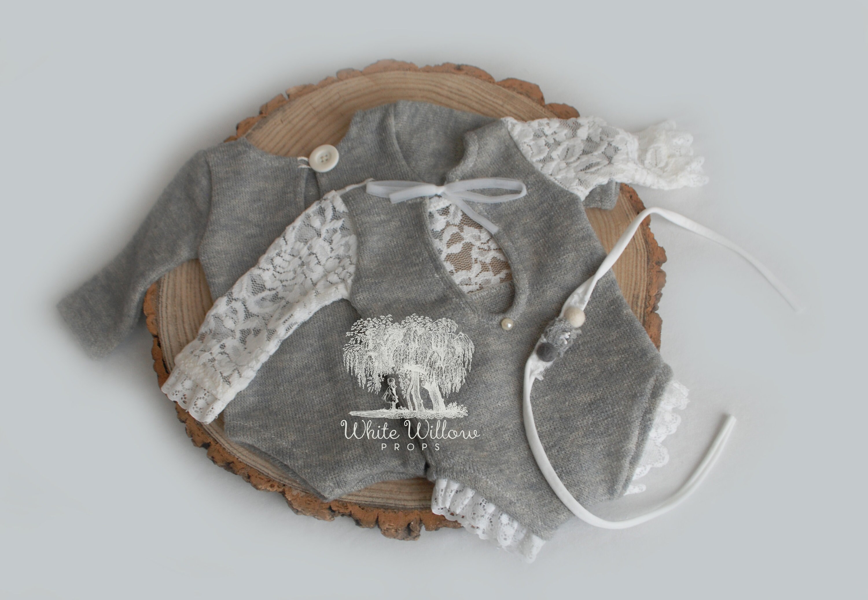 Light Grey Twin Set in Newborn or Sitter Size Photography Etsy UK