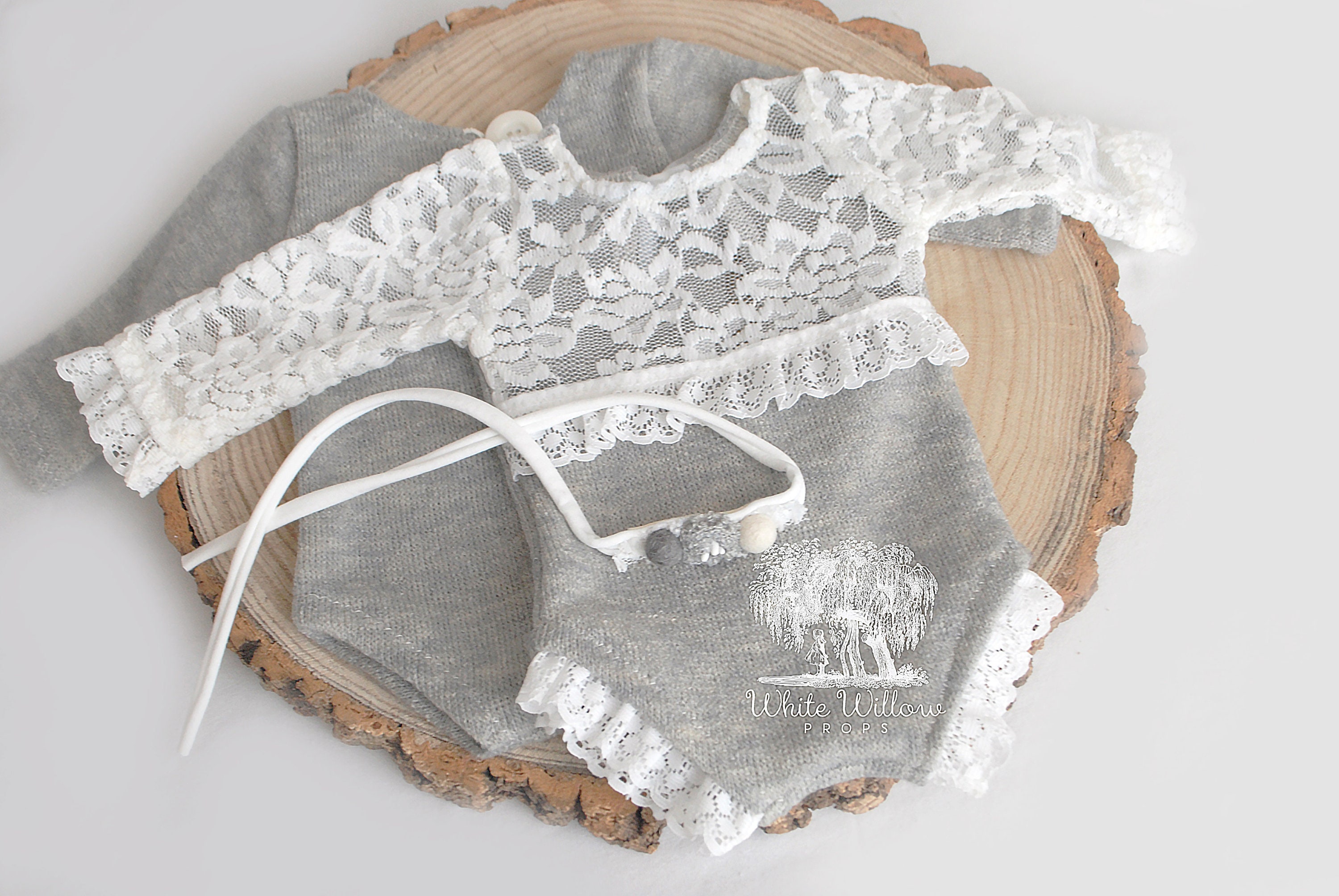 Light Grey Twin Set in Newborn or Sitter Size Photography Etsy UK