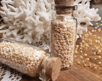 Okinawa Star Sand in 2&quot; Vial Cork Top 10ml Bottle for Natural Curiosity Oddity Oddities Alter Curio Shelf
