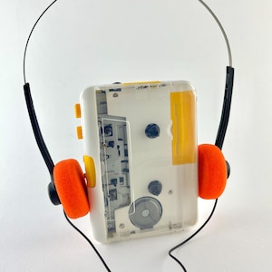 Orbit92 Portable Stereo Cassette Player - White