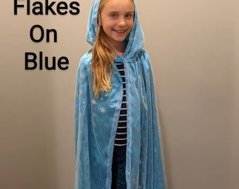 Ice Princess Cape, Princess Cape, Snowflake Cape, Dress-up cape, Sparkle Cape
