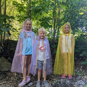 Tulle Prince or Princess Cape, Tulle Child Cape, Tulle Toddler Capes, Let&#39;s Pretend Tulle Capes