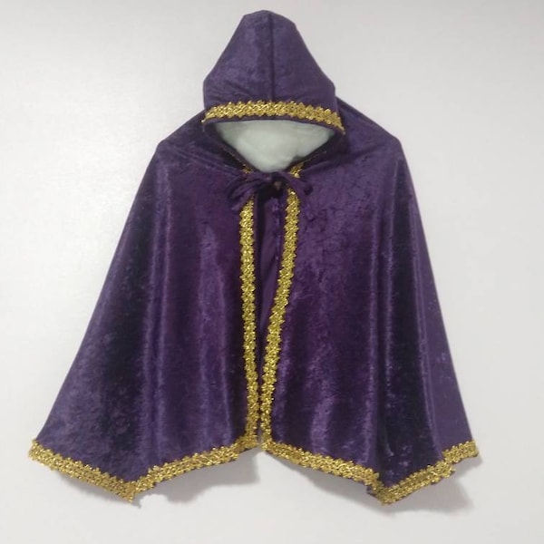 Adult Princess, Prince Velvet Cape, ADULT Hooded Capes, Cosplay Capes for ADULTS, ADULT Dress-Up Capes