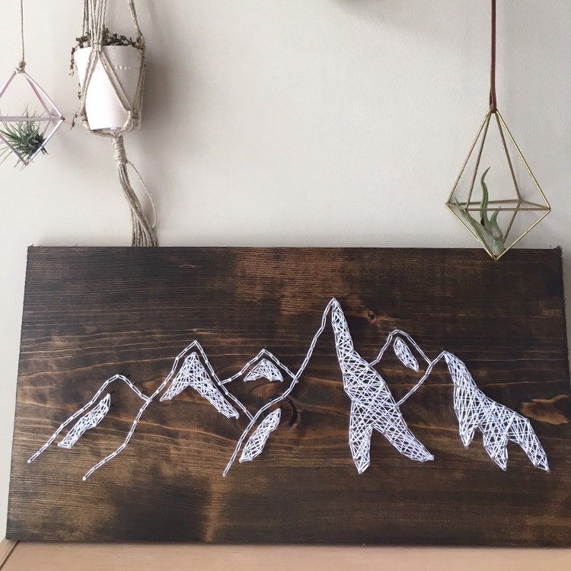 Mountain String Art Etsy