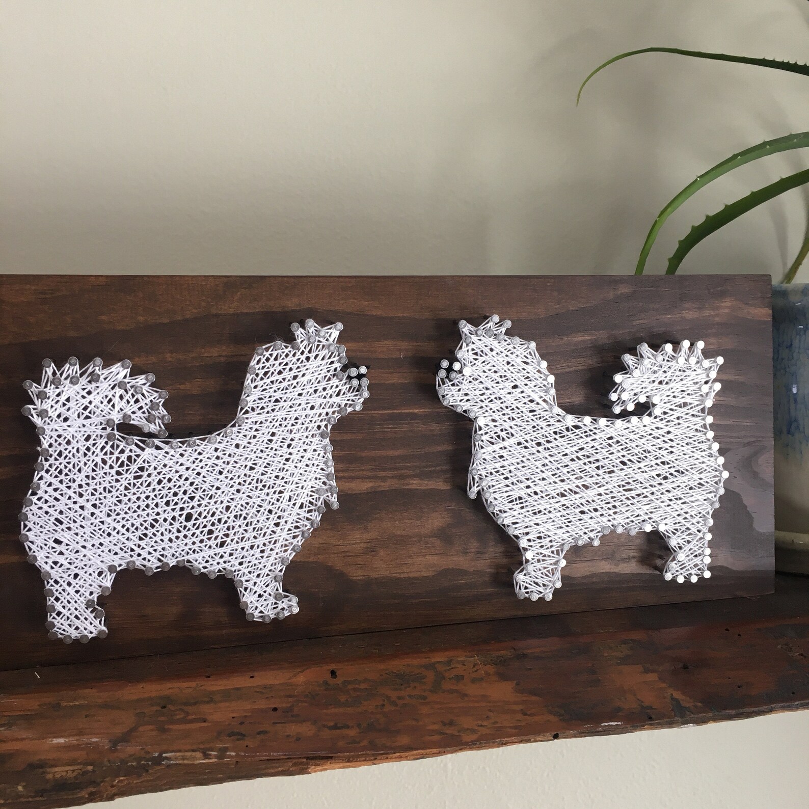 Pet Portrait Dog String Art Customizable String Art Pet | Etsy