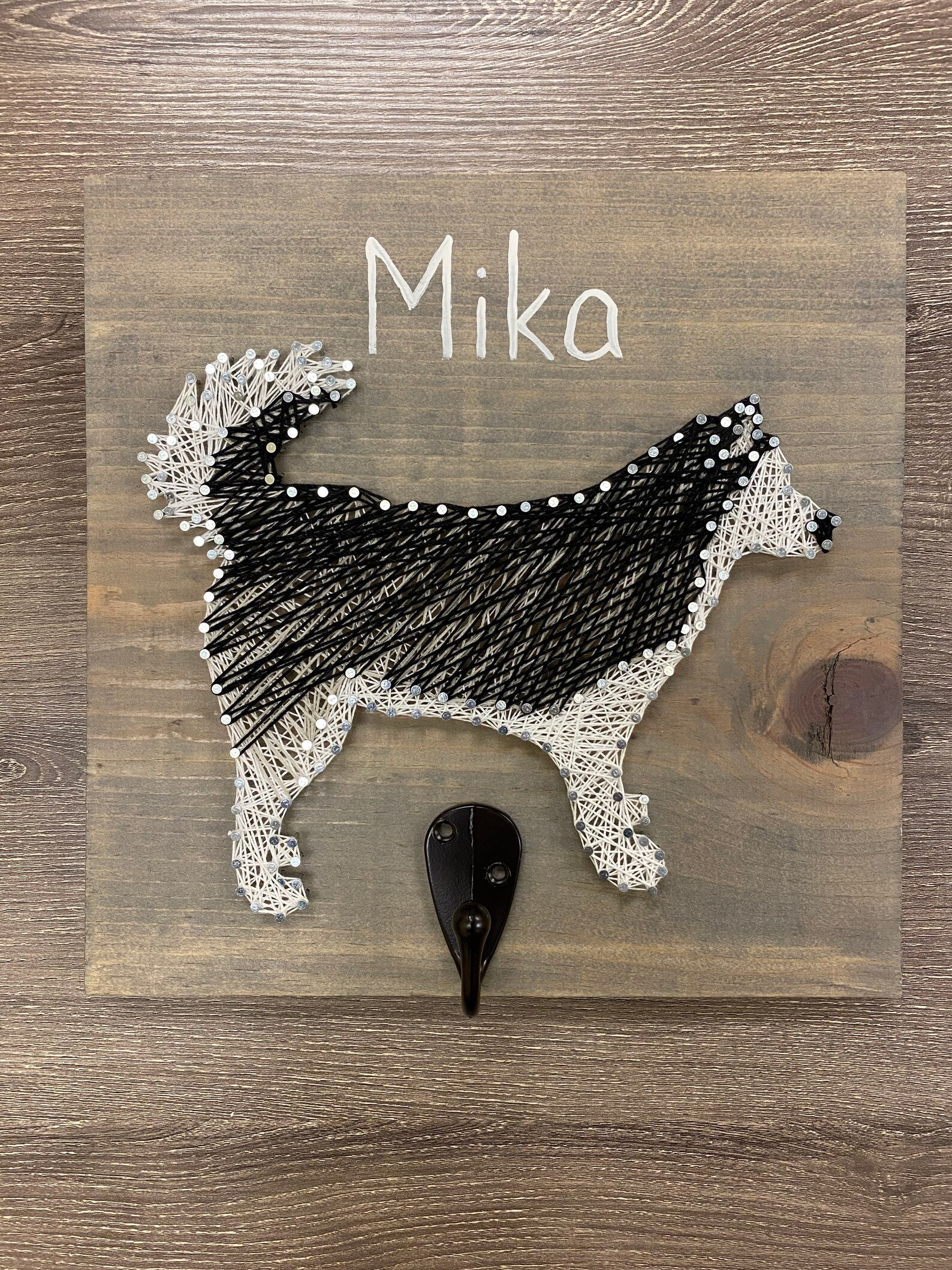 Custom Husky Pet Portrait Dog String Art Customizable String - Etsy UK