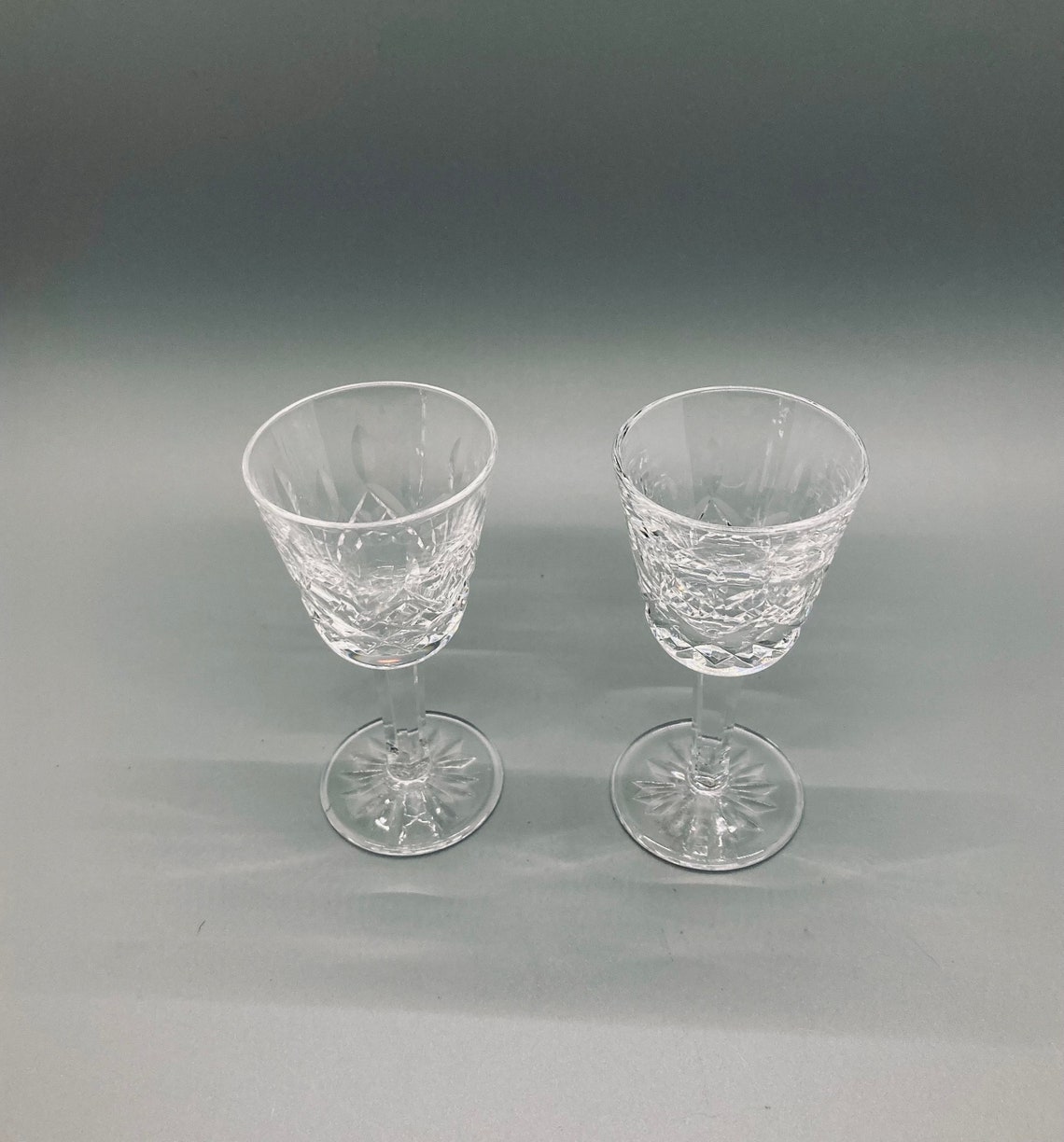 Vintage Waterford Crystal LIsmore Cordials 3.5 1 Oz Set Etsy