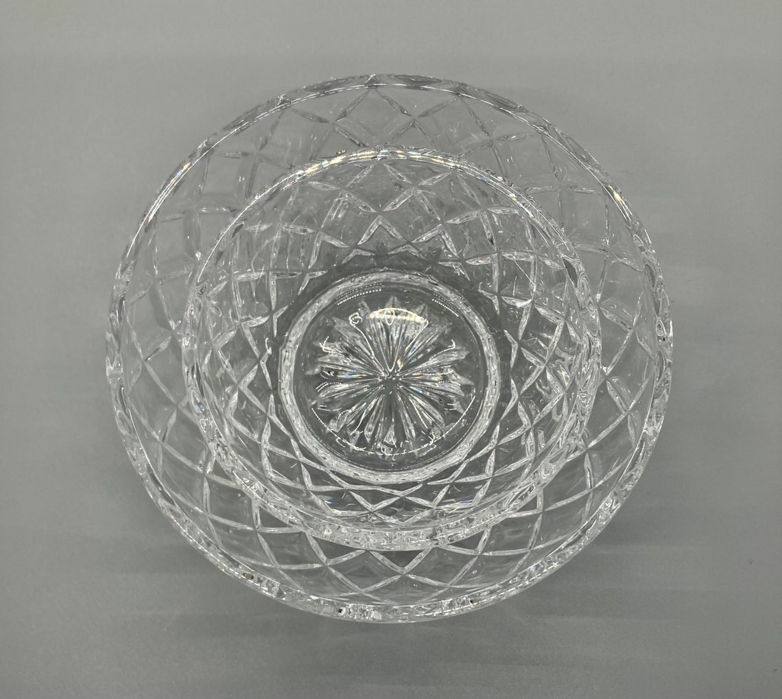 Lenox Full Lead Crystal Bowls A1L2 Etsy