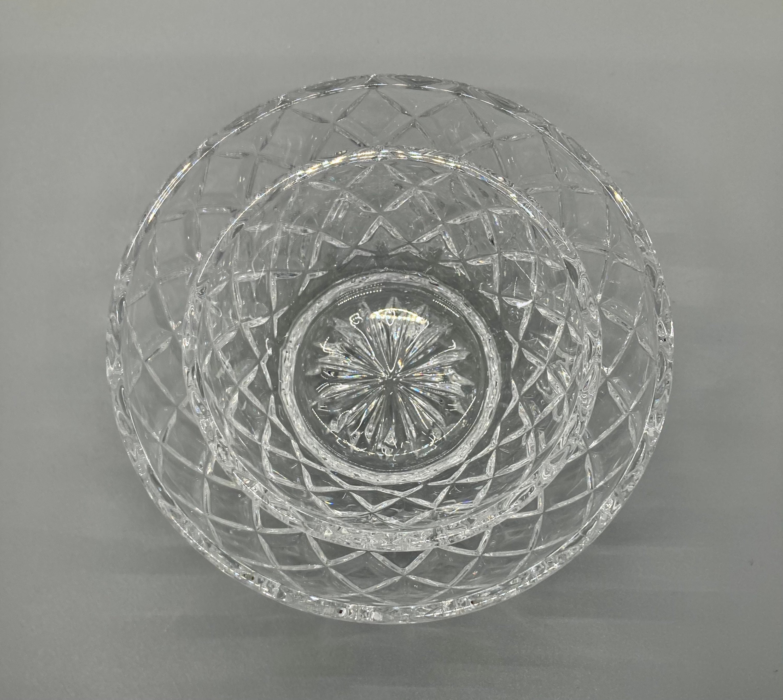 Lenox Full Lead Crystal Bowls A1L2 Etsy