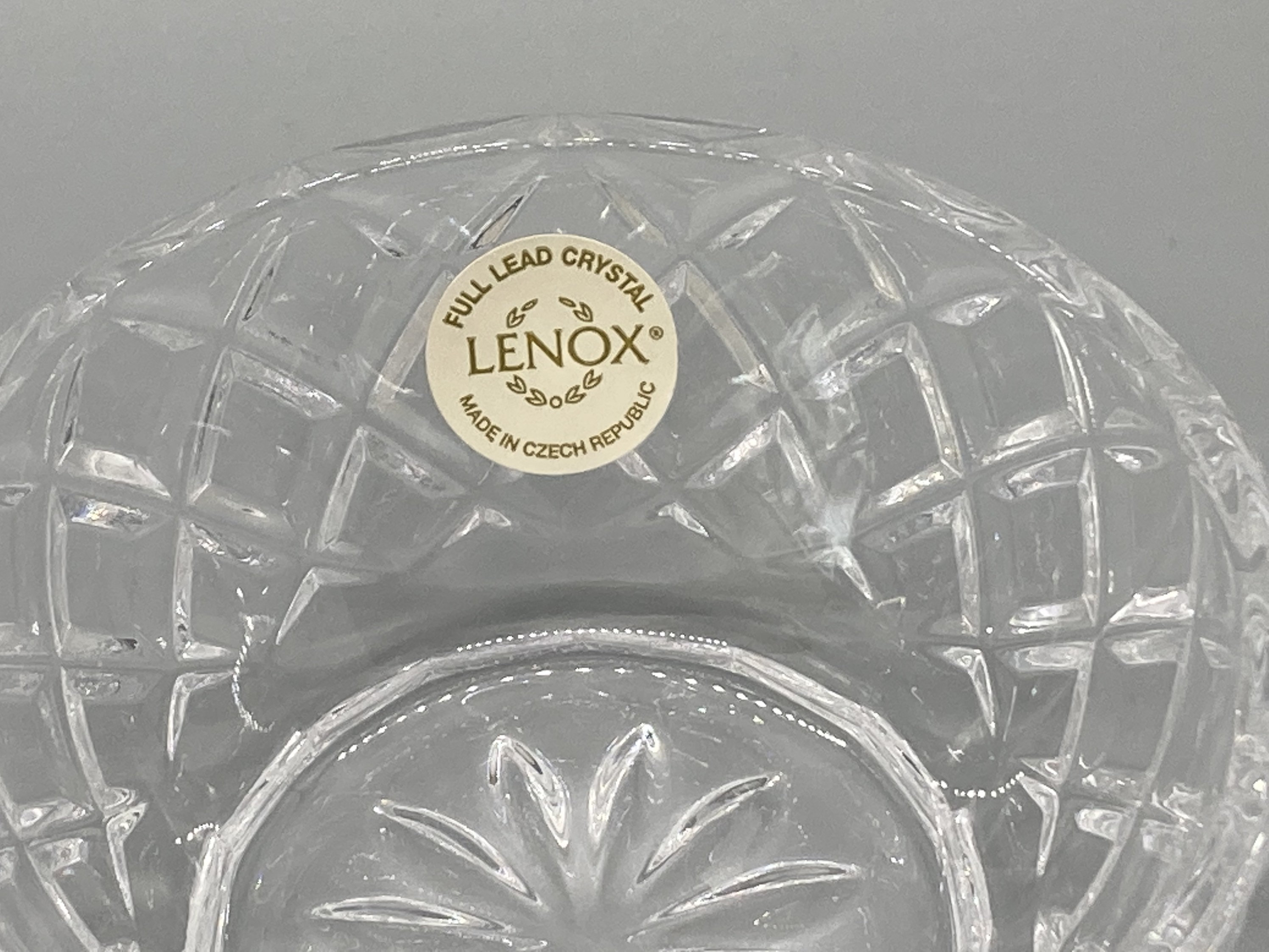 Lenox Full Lead Crystal Bowls A1L2 Etsy