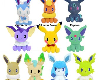 pokemon eevee evolutions plush