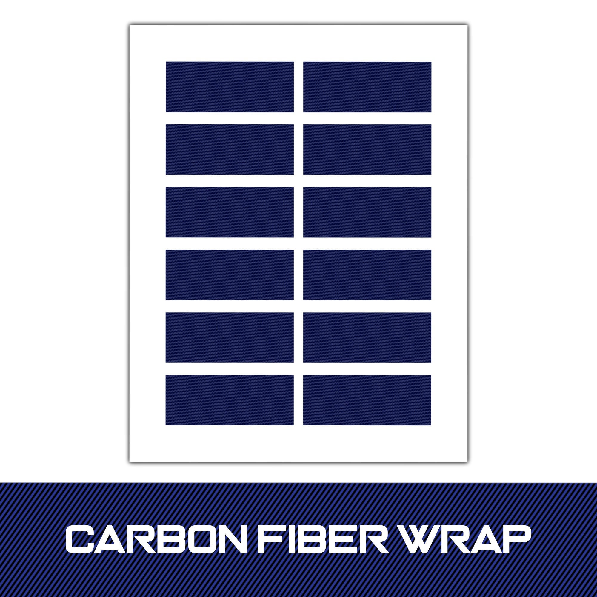 Blue Carbon Fiber Decal Digital Download Wraps for Diecast 1 64 Customs