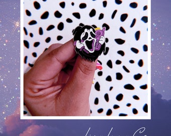 no you hang up - enamel pin