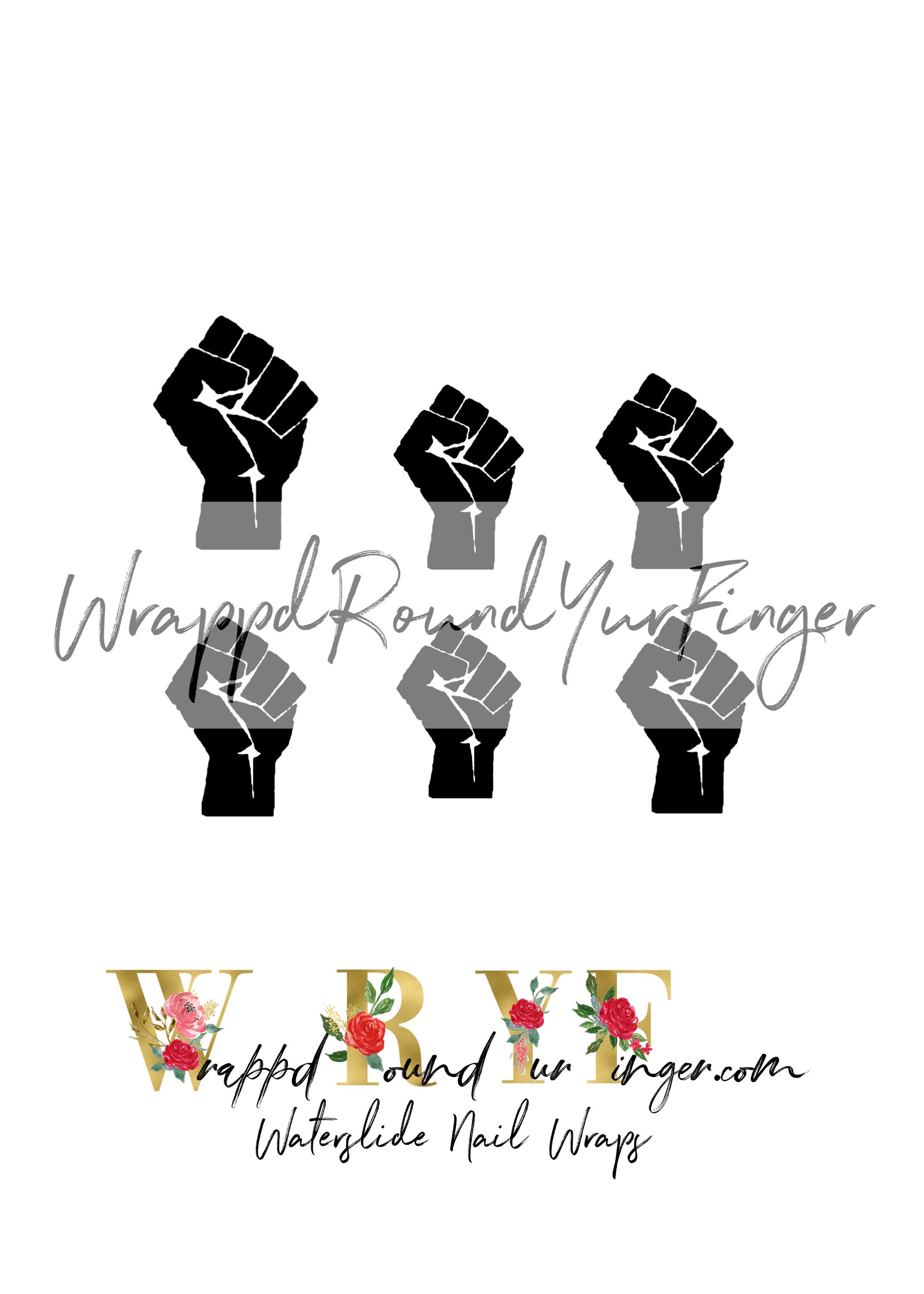 Black fist transparent background | Etsy