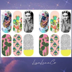 Rancho - waterslide nail decals