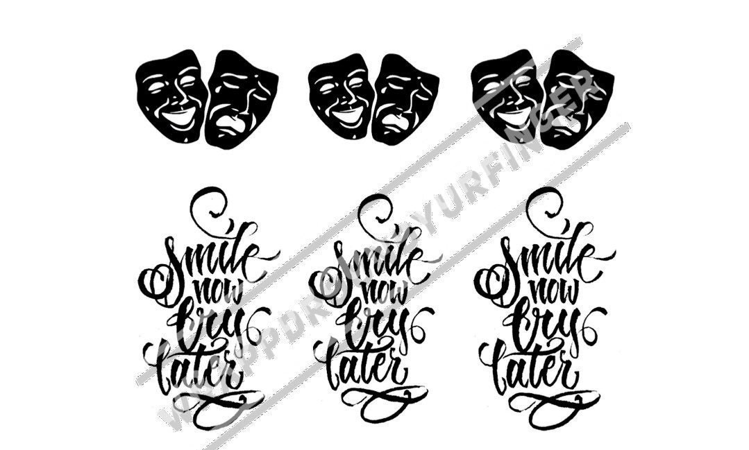 53 Laugh Now Cry Later Tattoo Designs  Mask Ideas  Tattoo Glee