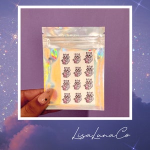 Little stoner kitty - waterslide nail decals