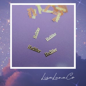 Hustler - tiny nail charms