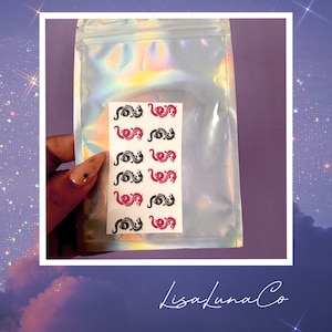 Dragons - waterslide nail decals