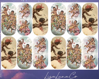 Angel baby 2 - waterslide nail decals