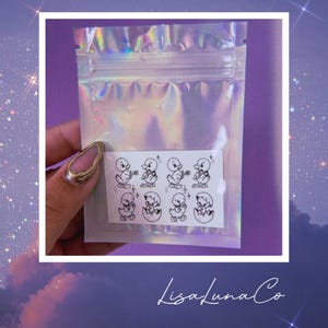 Sassy ducklings - waterslide nail decals