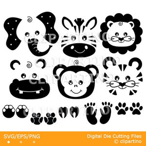 Cute Baby Animals Clipart Vectors Svg Eps Png Etsy Cute Baby Animals Clipart Vectors Svg Eps Png Etsy