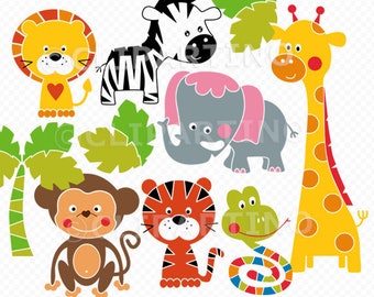Jungle Animal Svg Etsy