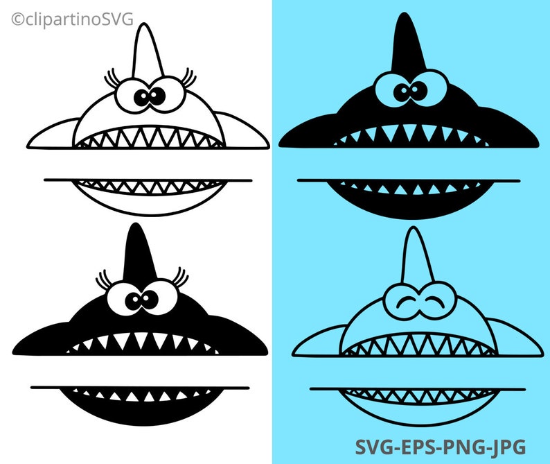 Free Free 219 Shark Outline Svg SVG PNG EPS DXF File