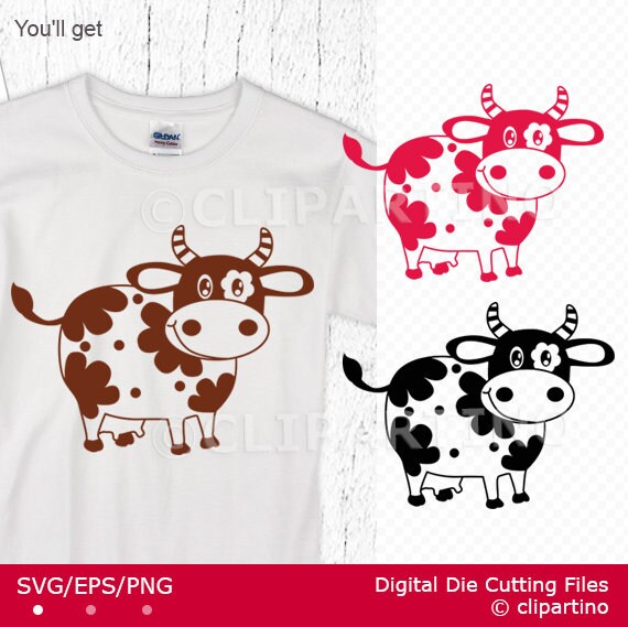 Download Cow Silhouette Svg Cow Svg Cow Cutting File Cow File For Etsy