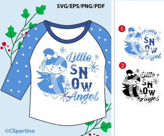 Download Little Snow Angel Svg Girl Christmas Angel Svg Cutting Files Etsy